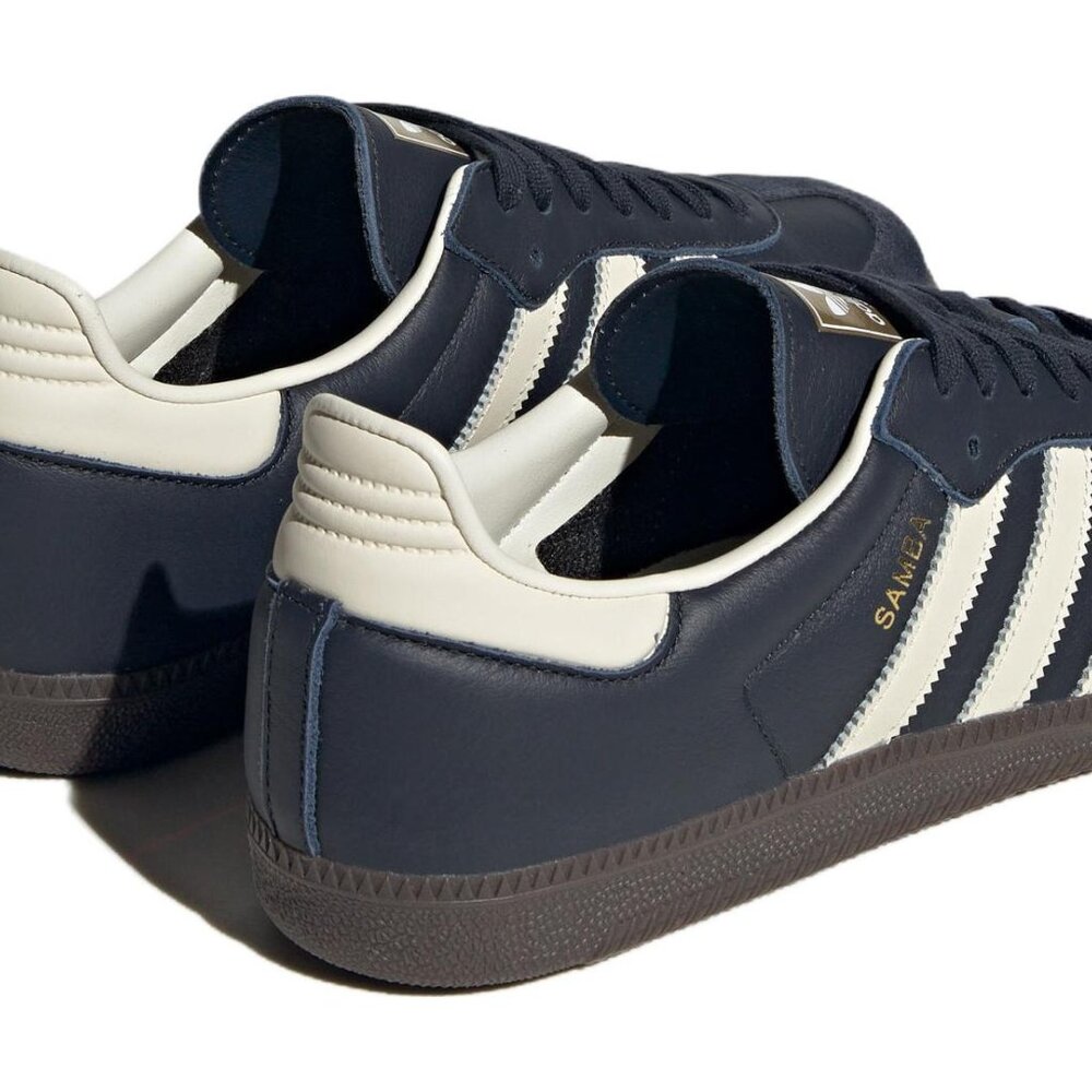 adidas Samba OG Night Navy Cream White Gum Shoes ID2056 Men's Size 10 NEW - Picture 13 of 15